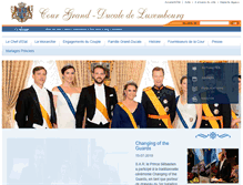 Tablet Screenshot of monarchie.lu